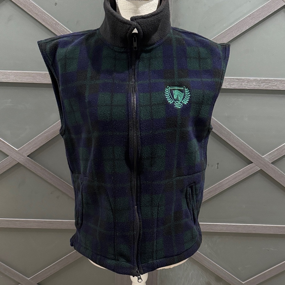 Polartec Plaid Fleece Equestrian Vest